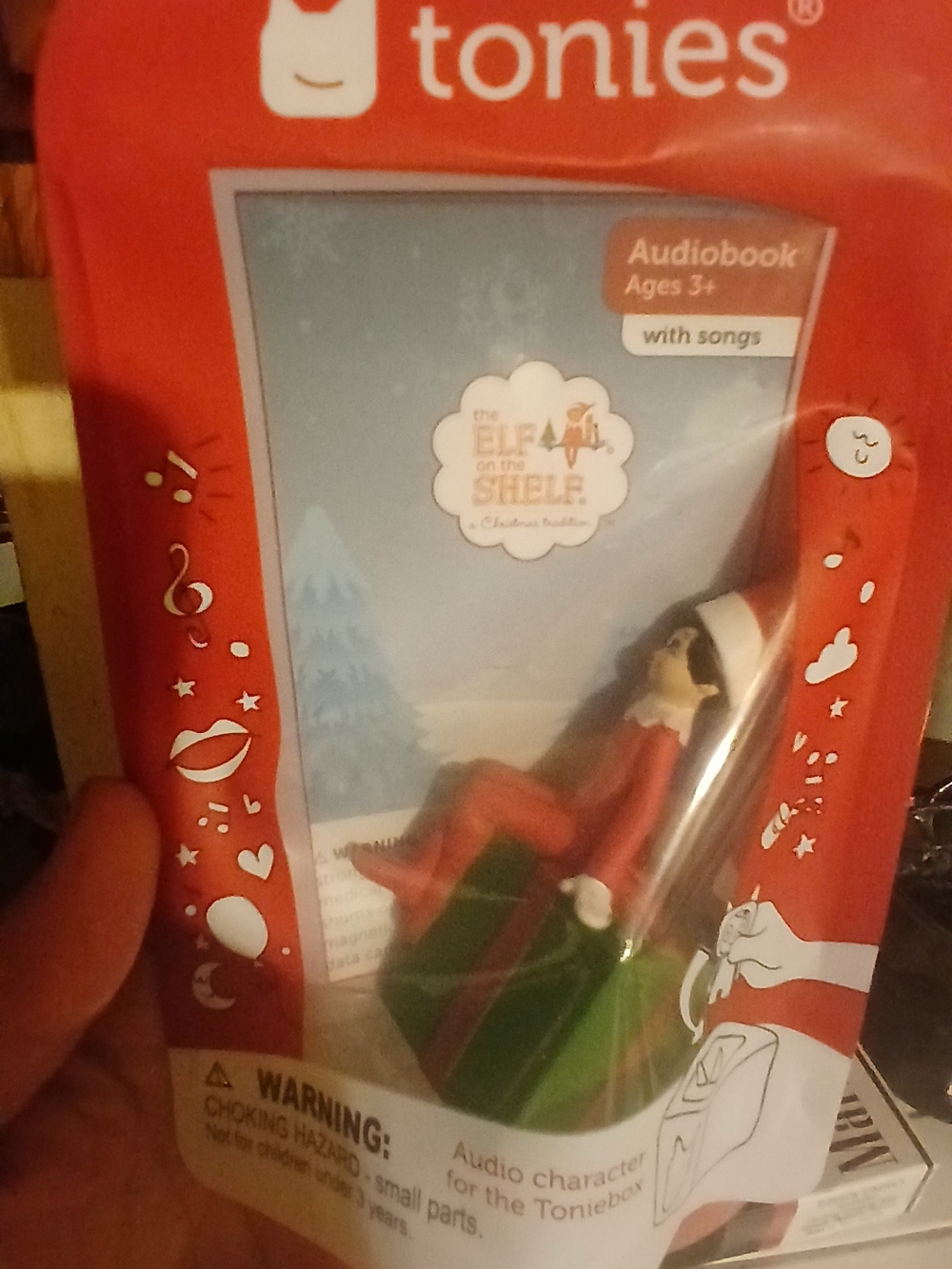 tonies Elf on the Shelf Red and White Audio Character for Kids
